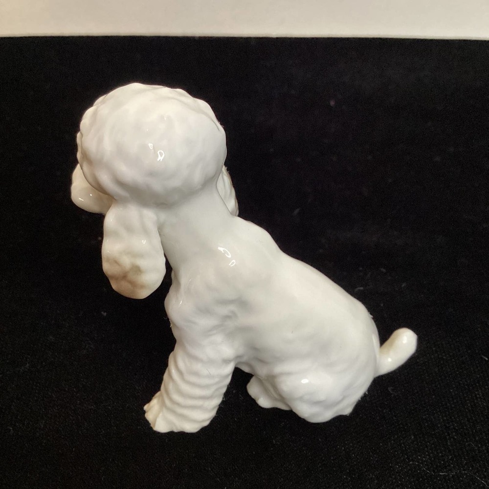 White Poodle Figurine - Picture 6 of 8